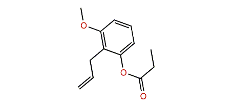 2-Allyl-3-methoxyphenyl propionate